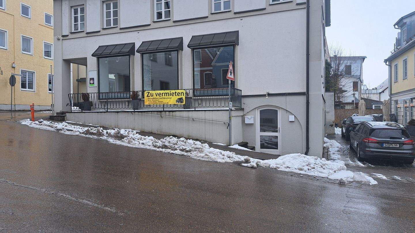 Kleiner Laden mit charmantem Gewölbe in Krumbach